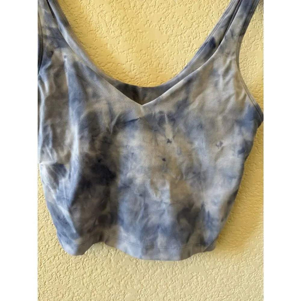 Lululemon Align Tank in the colorway Diamond Dye Iced Iris Peri Purple size 4